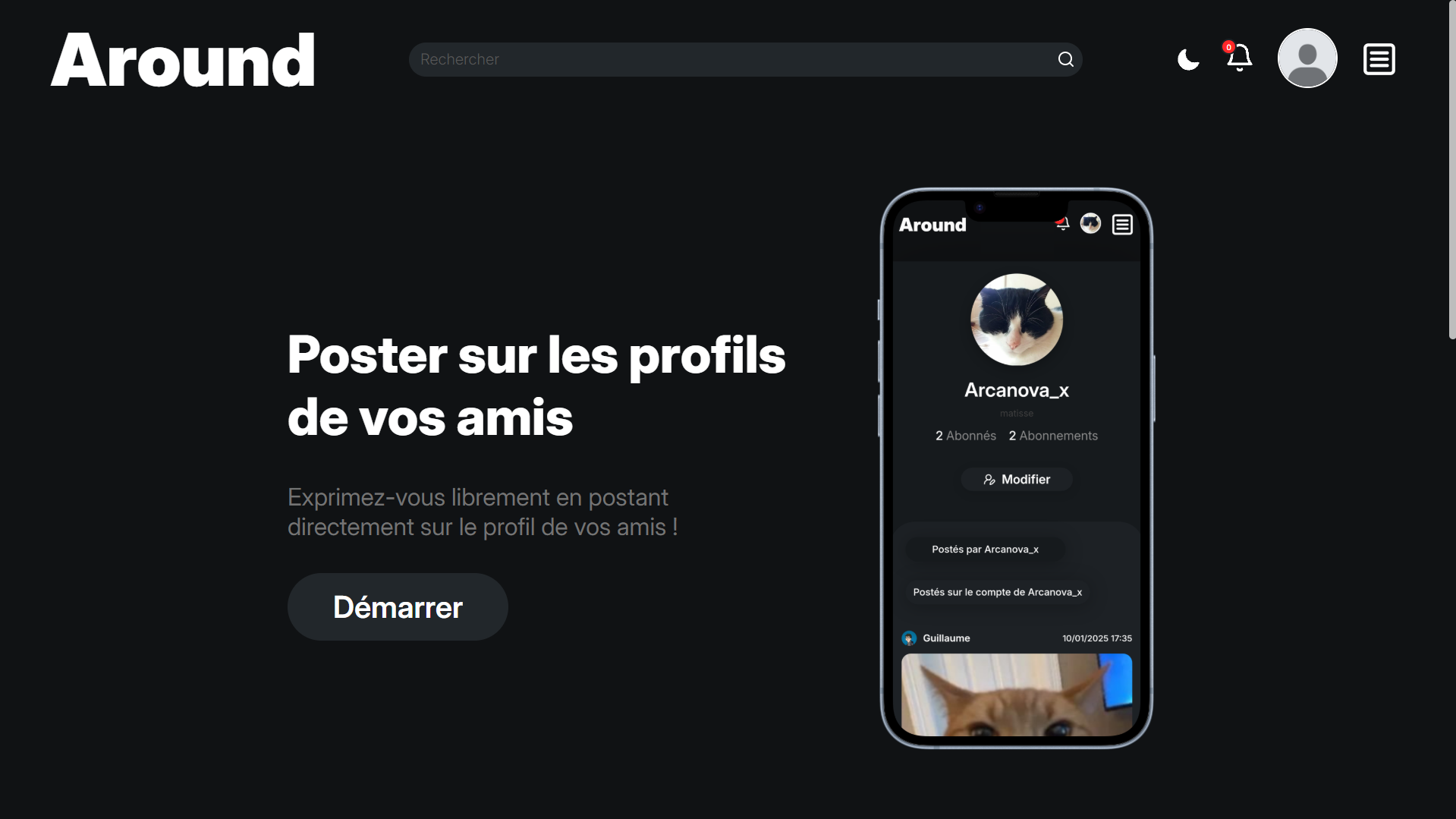 Projet Around